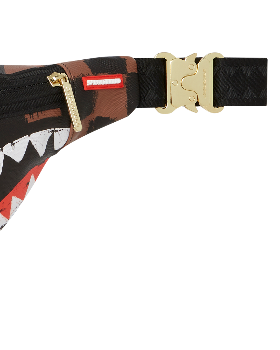 Ledvinka Sprayground Sharks In Paris Painted Crossbody Snapbacks