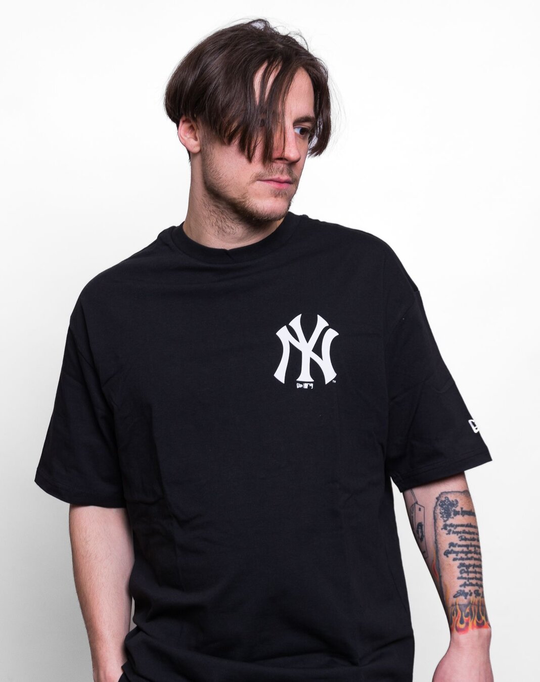 New Era MLB Floral Graphic Oversized Tee New York Yankees