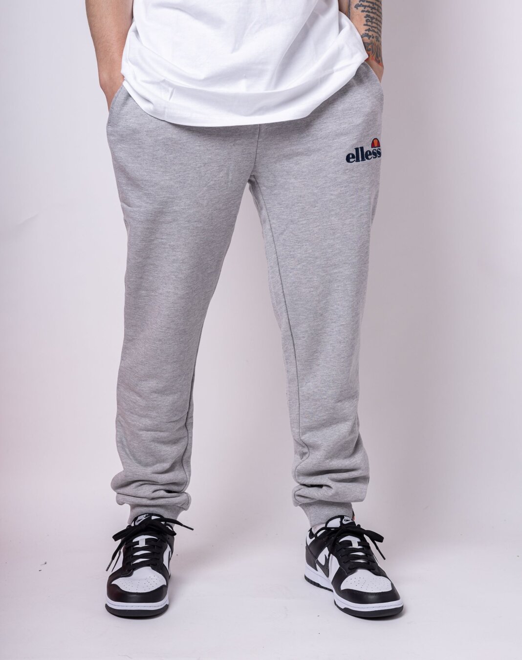 Ellesse Nioro Jog Pant SHS08783 Grey Marl Sweatpants Snapbacks