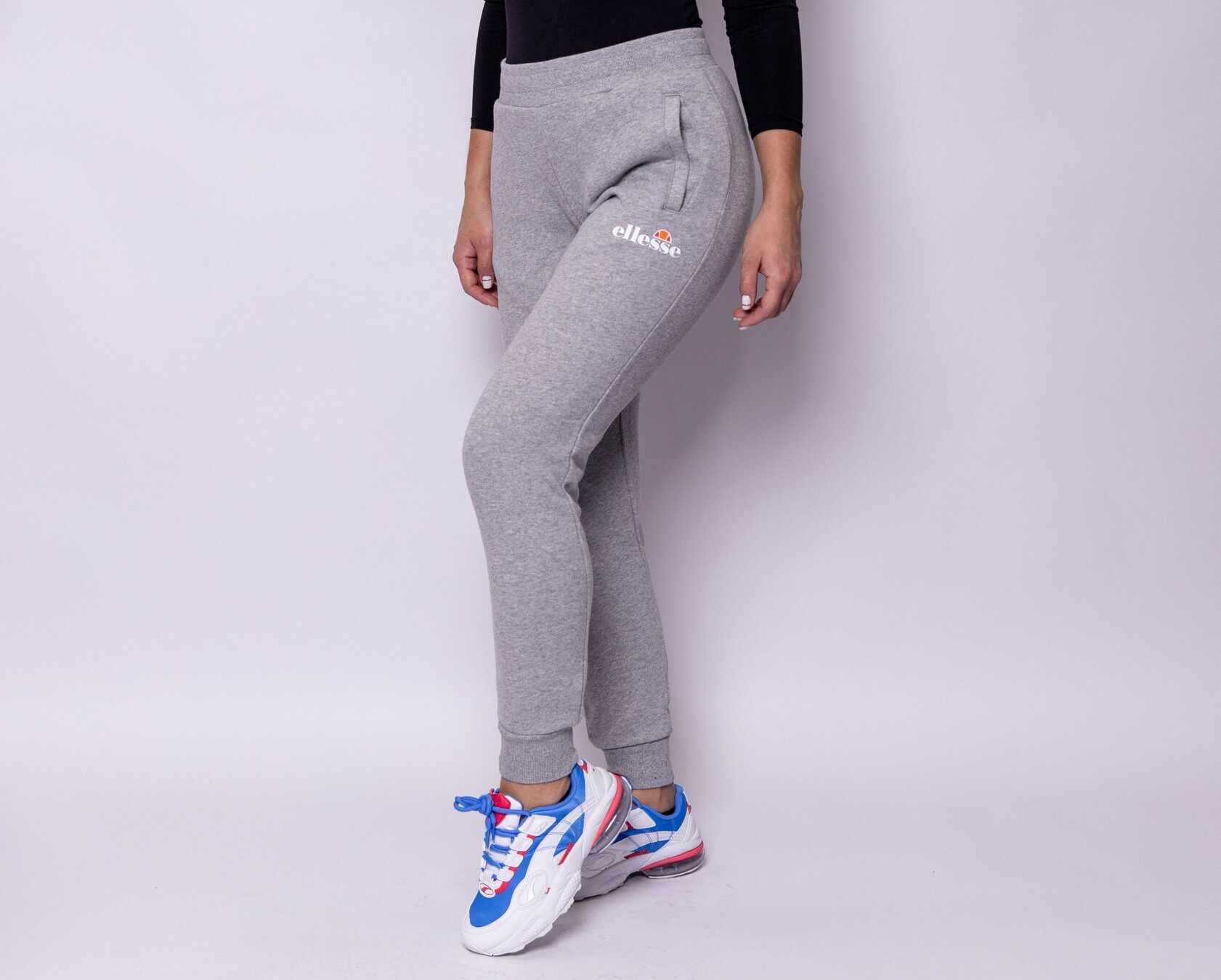 Ellesse Hallouli Jogger Pants Grey Marl Womens Sweatpants - Snapbacks