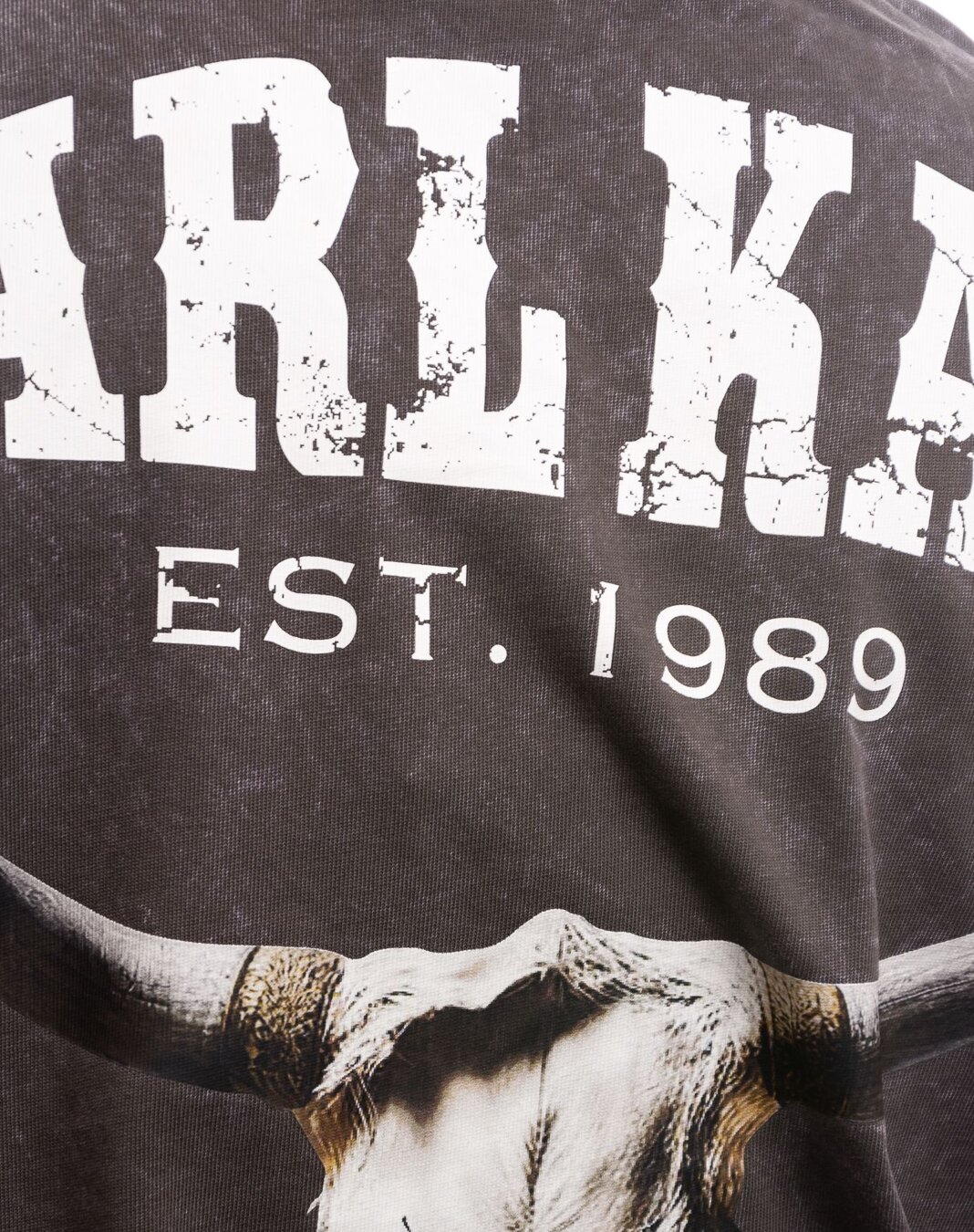Triko Karl Kani Small Signature Washed Heavy Jersey Skull