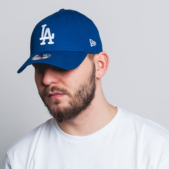 New Era League Essential Los Angeles Dodgers 9FORTY Light Royal/White Strapback Cap