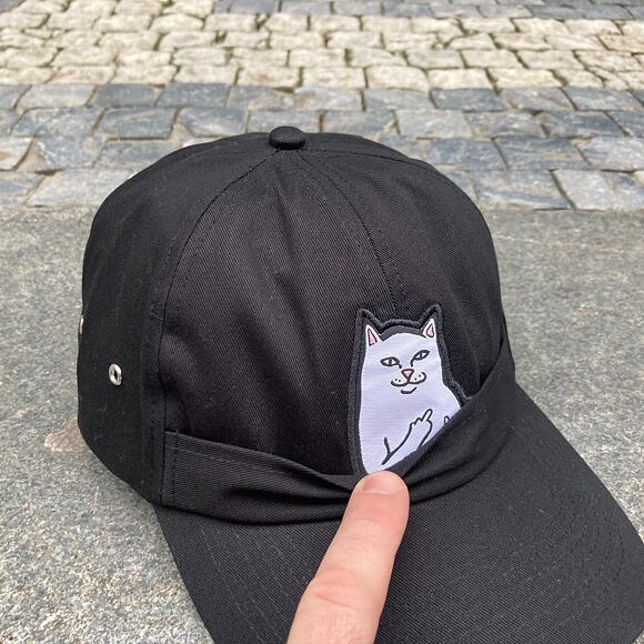 RIP N DIP Lord Nermal Pocket RND2102 6 Panel Hat Black Cap