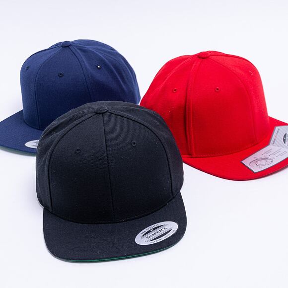 Yupoong Classic Snapback Black 6089M Green UV Cap