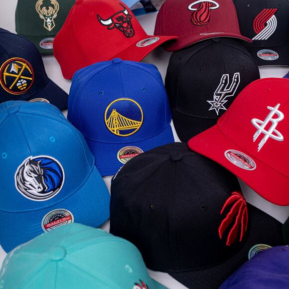 Mitchell & Ness Team Ground 2.0 Stretch Snapback Golden State Warriors Blue Cap