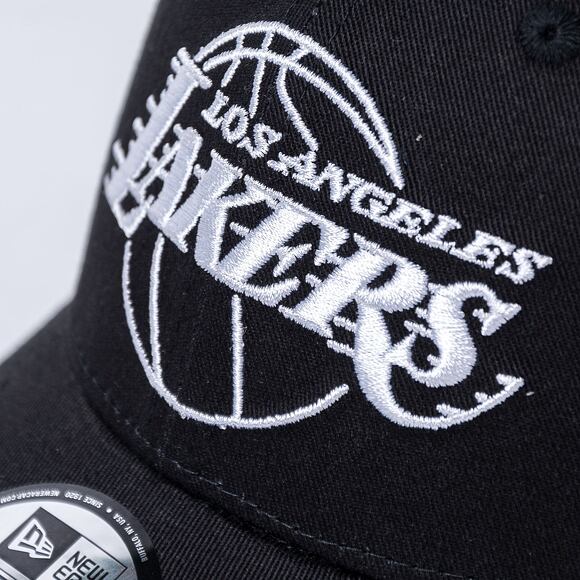 New Era 9FORTY NBA Essential outline Los Angeles Lakers Strapback Black Cap