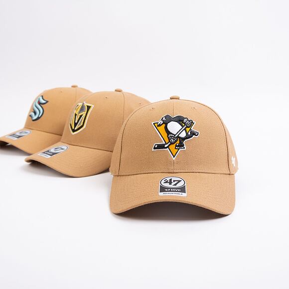 '47 Brand NHL Pittsburgh Penguins Snapback '47 MVP Camel Cap