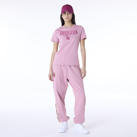 Dámské Triko New Era - MLB Graphic Tee - LA Dodgers - Pink