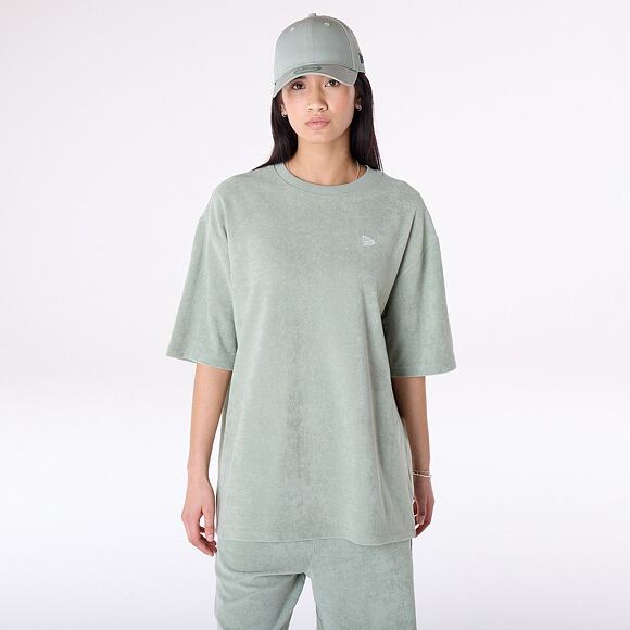 Triko New Era - Towelling Oversized Tee - Mint Green