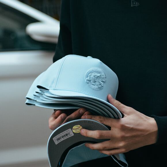 Kšiltovka New Era - MLB Color Pack 59FIFTY A-Frame - Chicago Cubs - Baby Blue