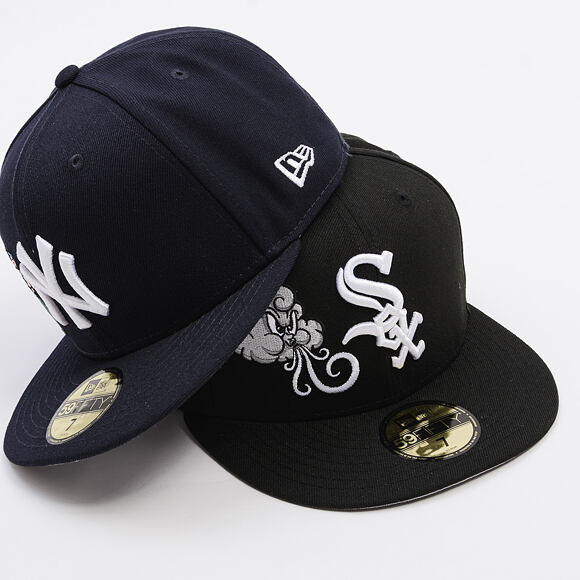Kšiltovka New Era - MLB Food Icon 59FIFTY - Chicago White Sox - Black / White