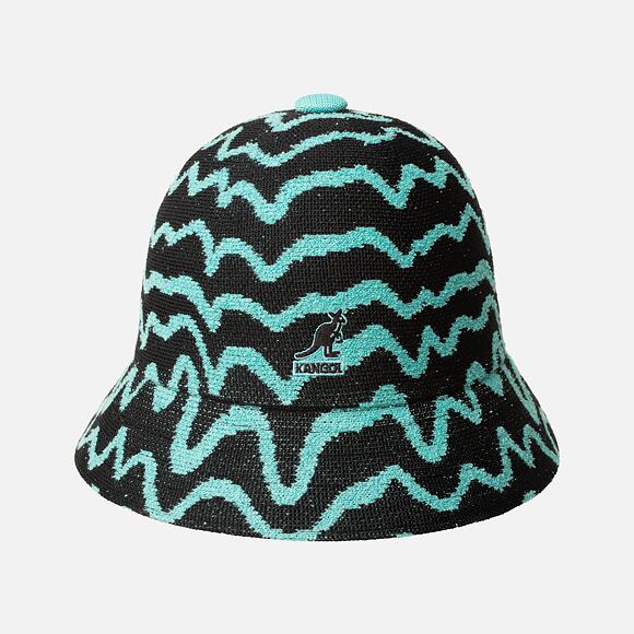Klobouk Kangol - Meltdown Casual - Black/Aquatic