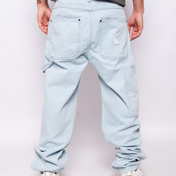 Džíny Karl Kani - Retro Baggy Workwear Denim bleached blue