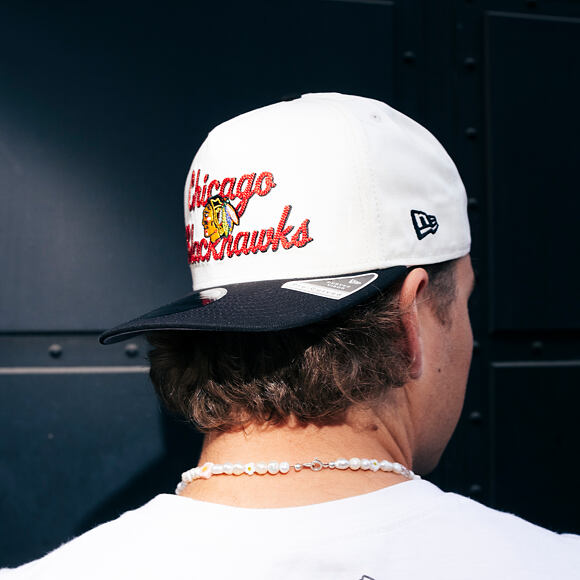 New Era - NHL Chainstitch 9FIFTY A-Frame - Chicago Blackhawks - Chrome White