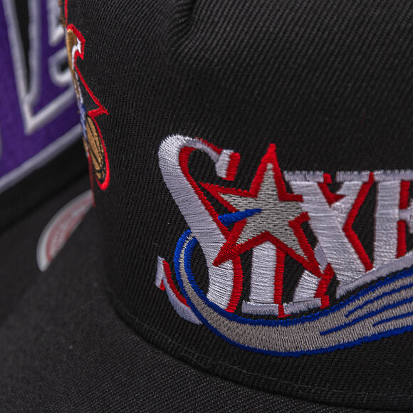 Kšiltovka Mitchell & Ness - NBA Busted Pro HWC - Philadelphia 76Ers - Black