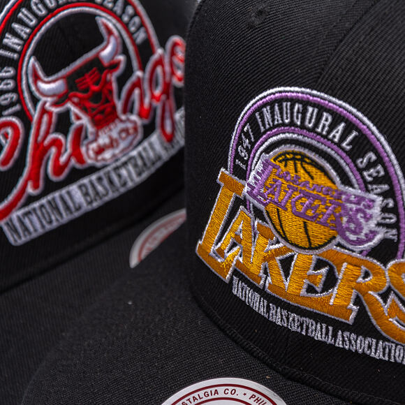 Cap Mitchell & Ness - NBA Inaugural Team Pro Crown - Los Angeles Lakers - Black
