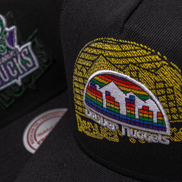 Cap Mitchell & Ness - NBA Tilted Pro Snapback Hwc - Denver Nuggets - Black
