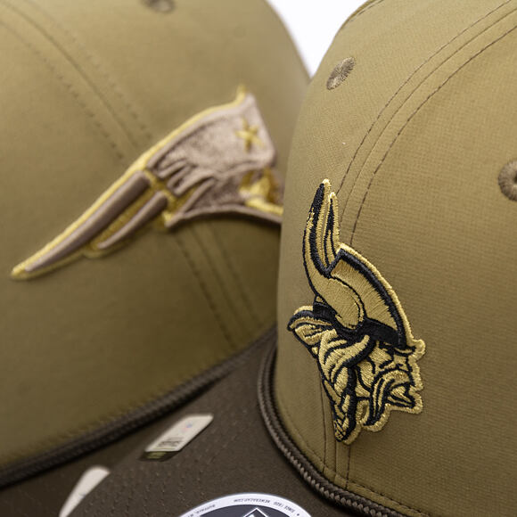 Cap New Era - NFL25 "Salute to Service" - 9SEVENTY Stretch-Snap - Minnesota Vikings 