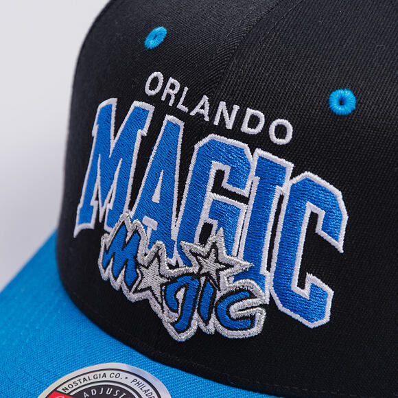 Cap Mitchell & Ness - NBA Team Arch Snapback - Orlando Magic - Black / Blue