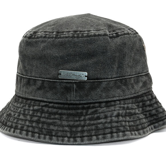 Bucket Hat Ed Hardy - Crawling Dragon - Acid Wash Charcoal