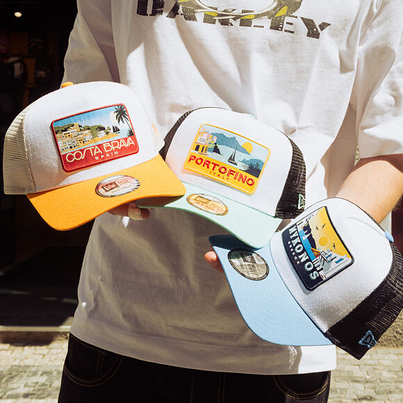 Cap New Era - Branded Location Patch 9FORTY A-Frame Trucker - Blue