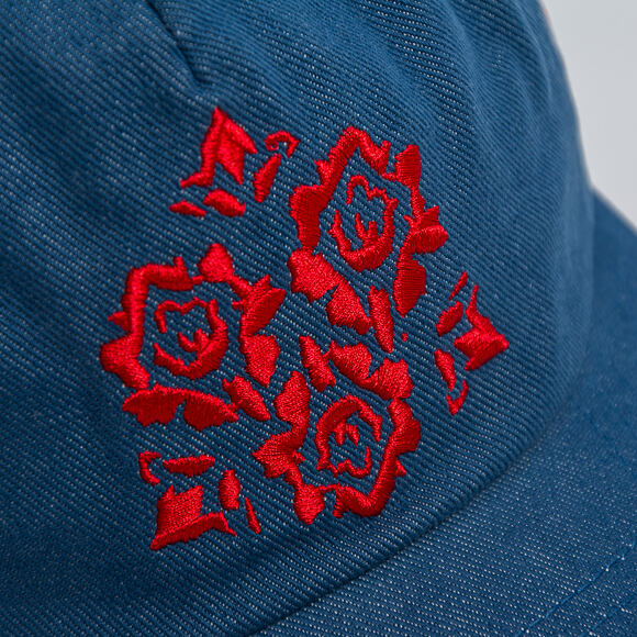 Cap Brixton - Lola Embroidered Lp Adj - Light Washed Denim