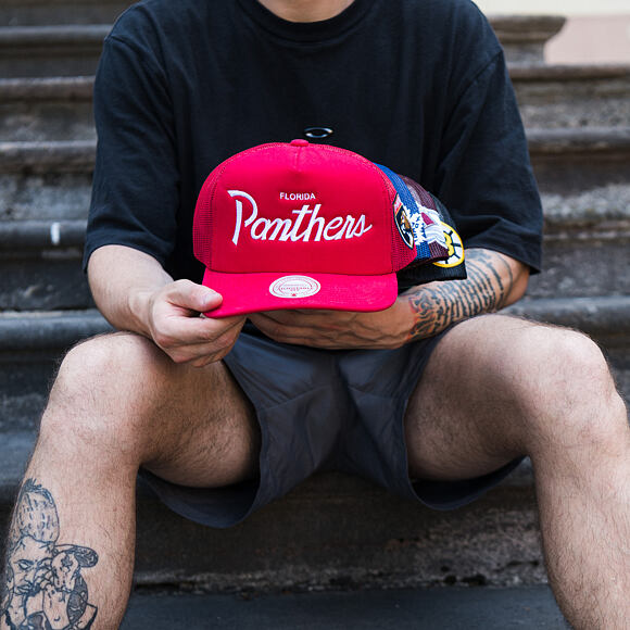Cap Mitchell & Ness - Head Coach Trucker - NHL - Florida Panthers - Red