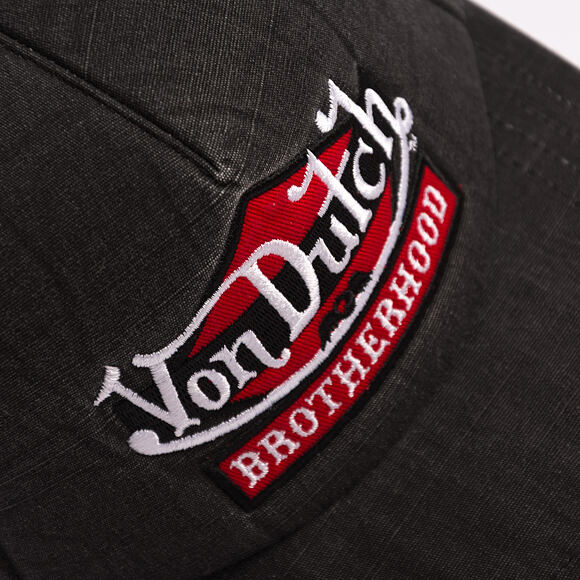 Cap Von Dutch - Brotherhood Patch Baseball - Washed Black