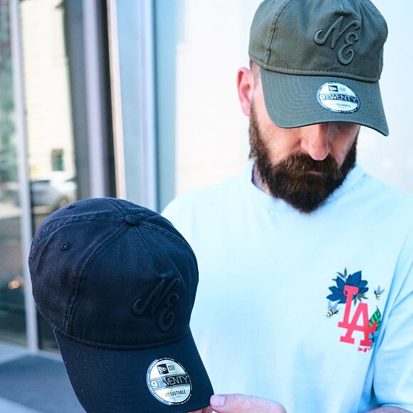 Cap New Era - Branded Embossed 9TWENTY A-Frame - New Olive