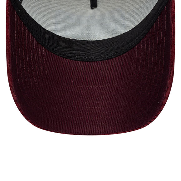 Cap New Era - Branded Cord Visor 9FORTY A-Frame Trucker - Maroon / Stone