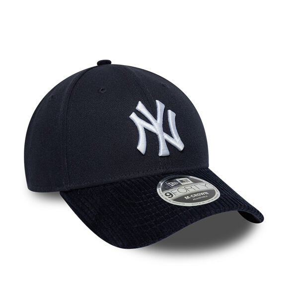 Cap New Era - MLB Cord Visor 9FORTY M-CROWN - NY Yankees - Navy