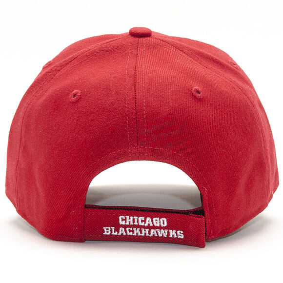 '47 Brand Chicago Blackhawks MVP Red Strapback Cap