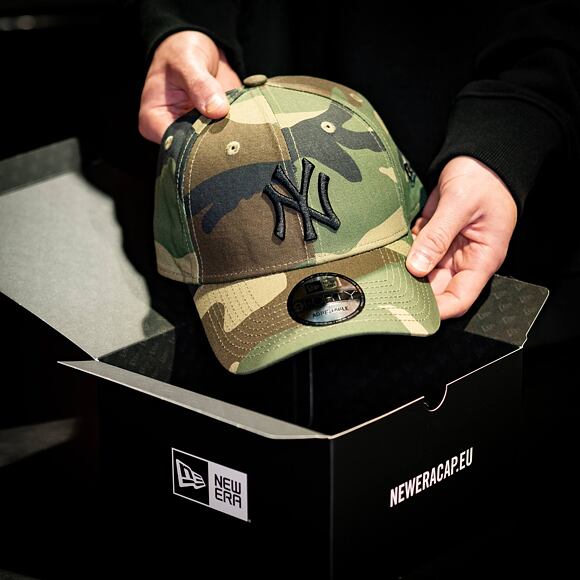 New Era 9FORTY MLB League Basic New York Yankees Strapback Camo Cap