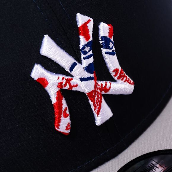 Kšiltovka New Era 9FIFTY MLB Infill New York Yankees Cooperstown Navy / Grey