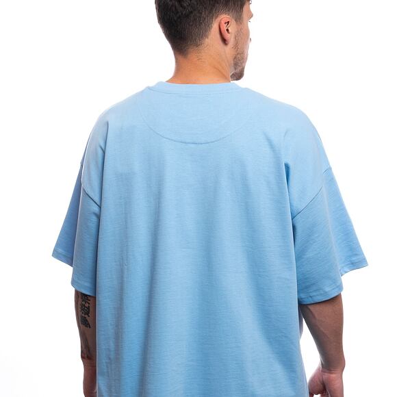 Triko Karl Kani Woven Signature Heavy Jersey Boxy Diner Tee light blue