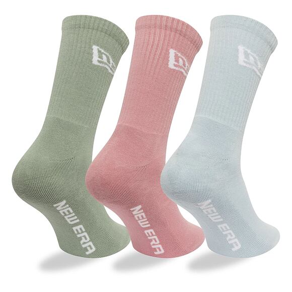 Ponožky New Era - Flag Collection - Pastel Green Pink Blue