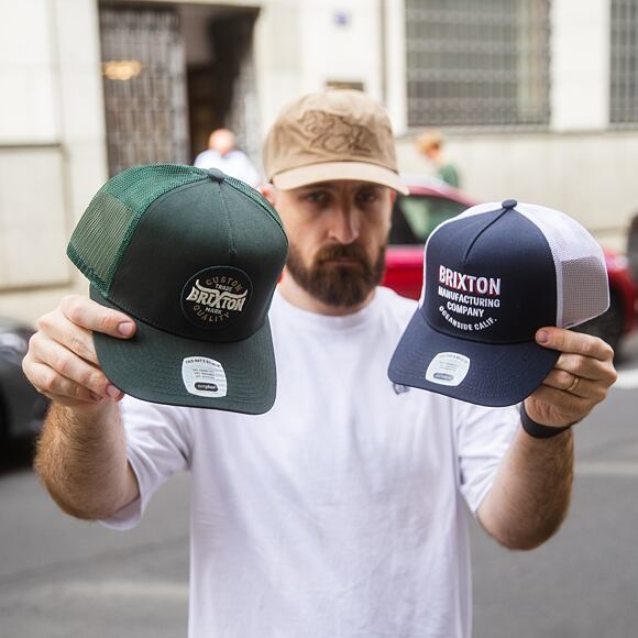 Kšiltovka Brixton - Redoubt C Np Mp Trucker Hat - Navy/White/White