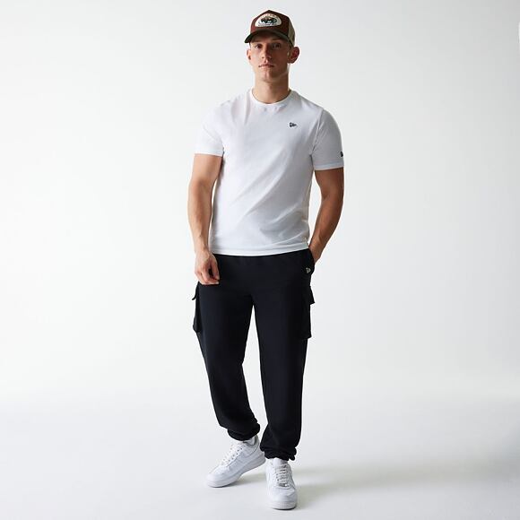Kalhoty New Era - French-terry Cargo Sweatpants - Black