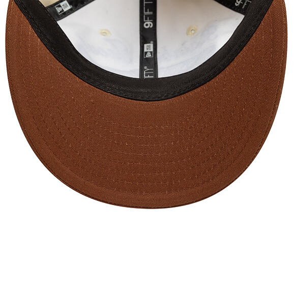 Kšiltovka New Era - Wild "Fishing Club" 9FIFTY Retro Crown - Cream / Auburn