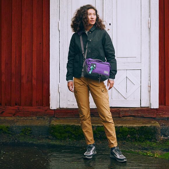 Ledvinka Fjällräven - Vardag Shoulder Bag 6 - Violette-Coal Black