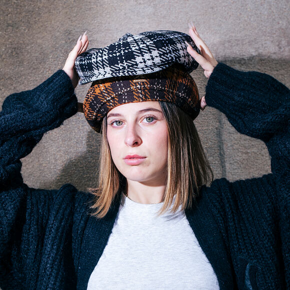 Kangol - New Heritage Flat Cap - Black Check