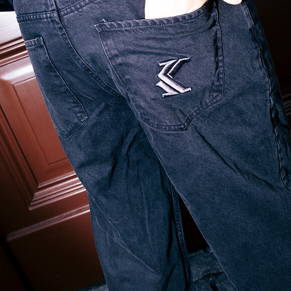 Džíny Karl Kani - OG K Washed Straight Leg Jeans - Black
