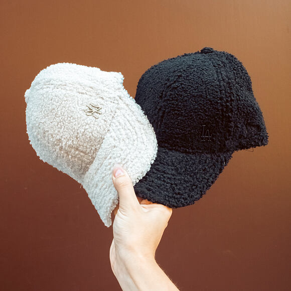 Dámská Kšiltovka New Era - MLB Borg Teddy Fleece 9FORTY - LA Dodgers - Black