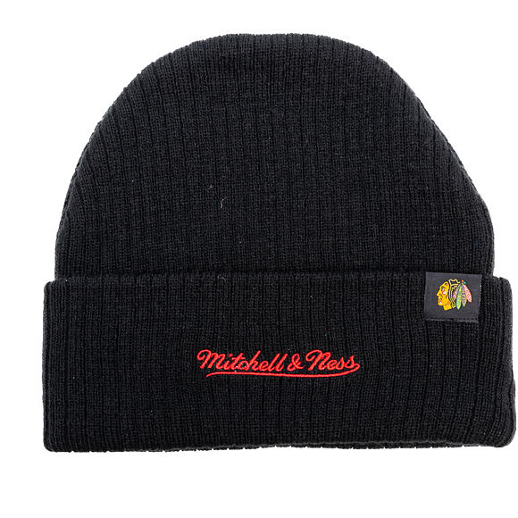 Beanie Mitchell & Ness - NHL Line Light Knit - Chicago Blackhawks - Black