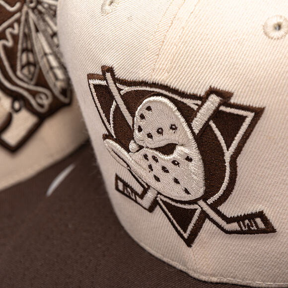 Kšiltovka Mitchell & Ness - NHL Fashion Basic 2T - Anaheim Ducks - Cream