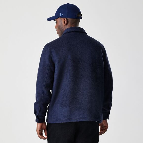 Jacket New Era - Branded Shacket - Navy