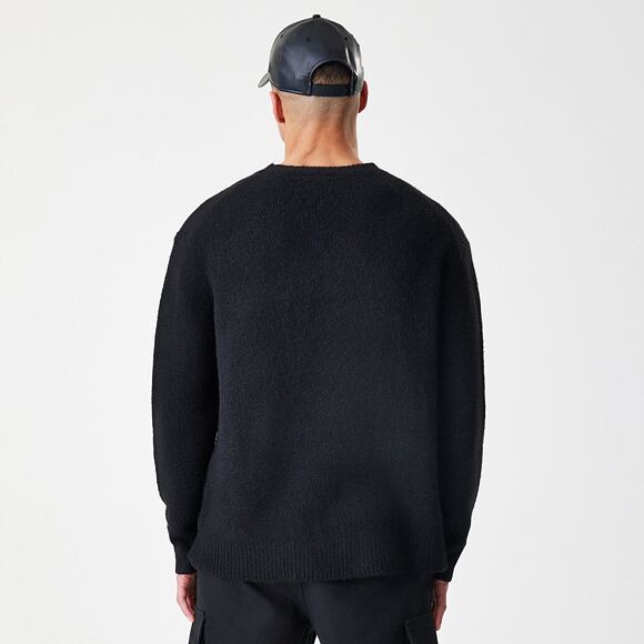 Sweater New Era - Branded Knit Sweater - Black