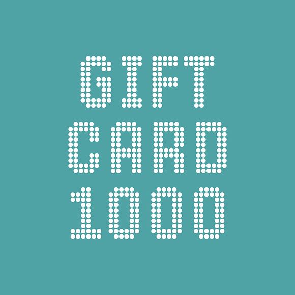 1000 CZK Gift Voucher