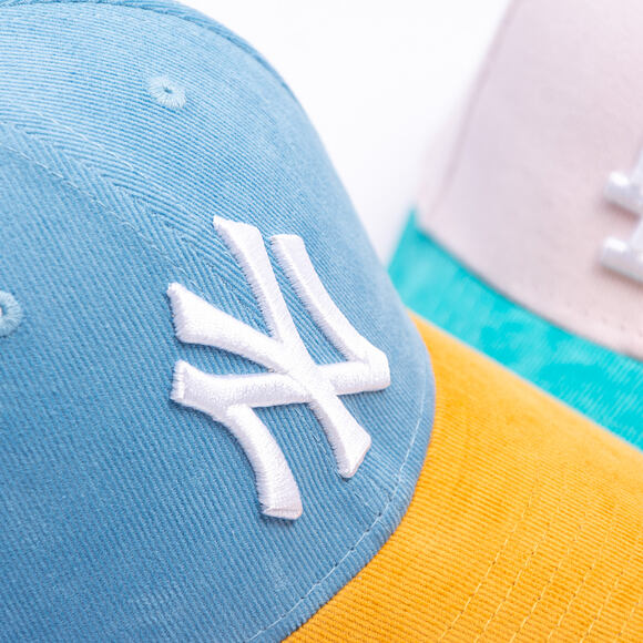 Kids Cap New Era - MLB Kids Cord 9FORTY - NY Yankees - Blue Foam / Yellow
