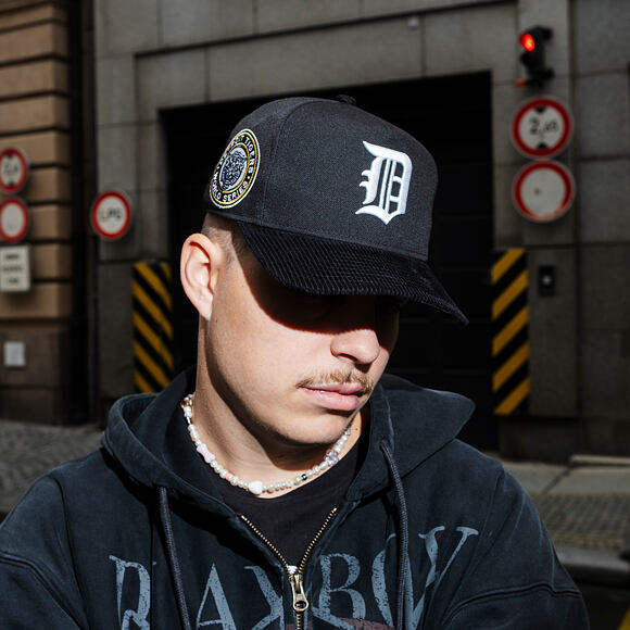 Cap New Era - MLB Cooperstown Cord 19TWENTY - Detroit Tigers - Black